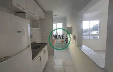 Imagem: O apartamento possui 1 Dormitório, 1 Banheiro, 1 Vaga na garagem