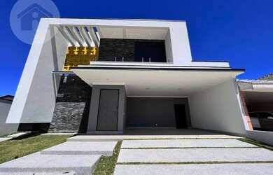 Imagem: A casa em condomínio possui 3 Dormitórios, 3 Banheiros, 4