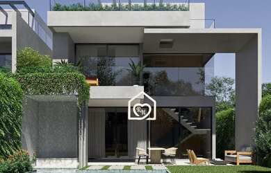 Imagem: A casa em condomínio possui 4 Dormitórios, 5 Banheiros, 3