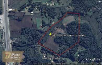 Imagem: A chácara possui 155.190m² de Área e está localizado em