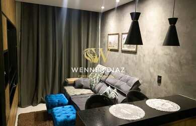 Imagem: O studio possui 1 Dormitório, 1 Banheiro, 1 Vaga na garagem