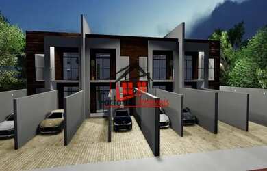 Imagem: A casa possui 2 Dormitórios, 1 Banheiro, 2 Vagas na garagem