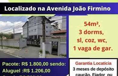 Imagem: O apartamento possui 3 Dormitórios, 1 Banheiro, 1 Vaga na garagem