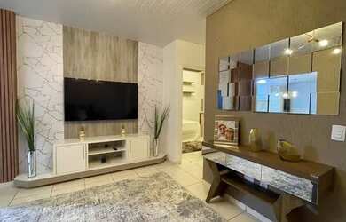 Imagem: A casa em condomínio possui 3 Dormitórios, 2 Banheiros, 2