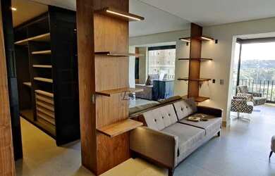 Imagem: O apartamento possui 1 Dormitório, 1 Banheiro, 2 Vagas na garagem