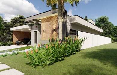 Imagem: A casa em condomínio possui 3 Dormitórios, 4 Banheiros, 2