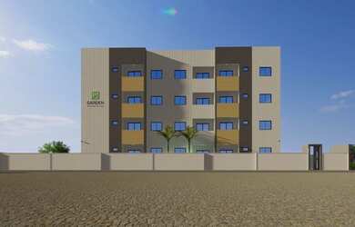 Imagem: O apartamento possui 2 Dormitórios, 1 Banheiro, 1 Vaga na garagem