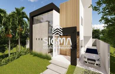 Imagem: A casa em condomínio possui 4 Dormitórios, 3 Banheiros, 2