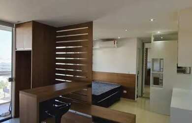 Imagem: O apartamento possui 1 Dormitório, 1 Banheiro, 38m² de Área