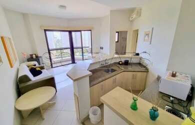 Imagem: O apartamento possui 1 Dormitório, 1 Banheiro, 1 Vaga na garagem