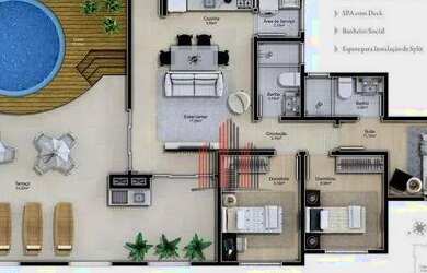 Imagem 13: Cobertura com 3 dormitórios à venda, 156 m² por R$ 1.841.923,90 - Agronômica...