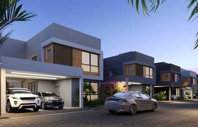 Imagem: A casa em condomínio possui 3 Dormitórios, 3 Banheiros, 3