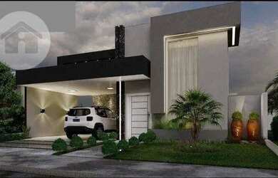 Imagem: A casa em condomínio possui 3 Dormitórios, 2 Banheiros, 4