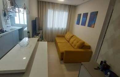 Imagem: O apartamento possui 2 Dormitórios, 1 Banheiro, 1 Vaga na garagem