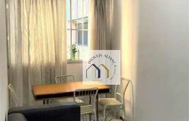 Imagem: O apartamento possui 2 Dormitórios, 1 Banheiro, 1 Vaga na garagem