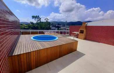 Imagem: O apartamento na cobertura possui 5 Dormitórios, 5 Banheiros