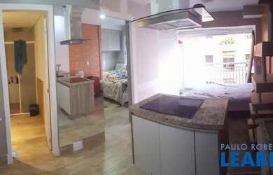 Imagem: O apartamento na cobertura possui 1 Dormitório, 1 Banheiro