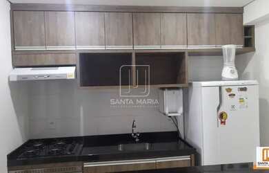 Imagem: O apartamento possui 1 Dormitório, 1 Banheiro, 1 Vaga na garagem