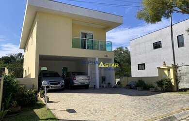 Imagem: A casa em condomínio possui 3 Dormitórios, 5 Banheiros, 4