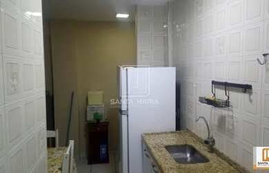 Imagem: O apartamento possui 1 Dormitório, 1 Banheiro, 1 Vaga na garagem