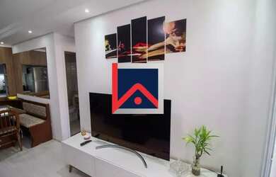 Imagem: O apartamento possui 2 Dormitórios, 2 Banheiros, 1 Vaga na