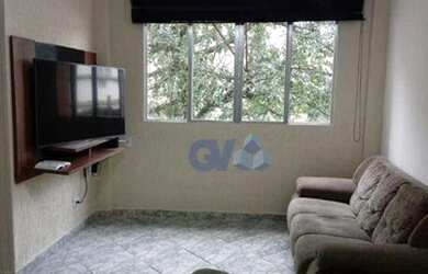 Imagem: O apartamento possui 2 Dormitórios, 1 Banheiro, 1 Vaga na garagem