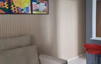 Imagem: O apartamento possui 2 Dormitórios, 1 Banheiro, 1 Vaga na garagem