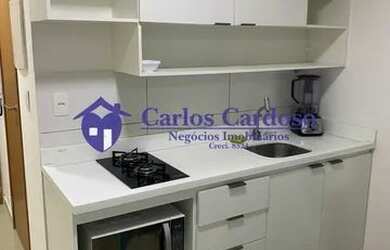 Imagem: O apartamento possui 1 Dormitório, 1 Vaga na garagem e 39m²