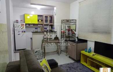 Imagem: O apartamento possui 2 Dormitórios, 1 Banheiro, 1 Vaga na garagem