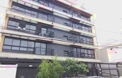 Imagem: O apartamento possui 1 Dormitório, 1 Banheiro, 1 Vaga na garagem