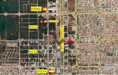 Imagem: O terreno possui 660m² de Área e está localizado em Plano
