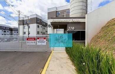 Imagem: O apartamento possui 2 Dormitórios, 1 Banheiro, 1 Vaga na garagem