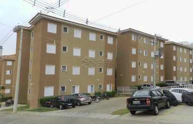 Imagem: O apartamento possui 2 Dormitórios, 1 Banheiro, 1 Vaga na garagem