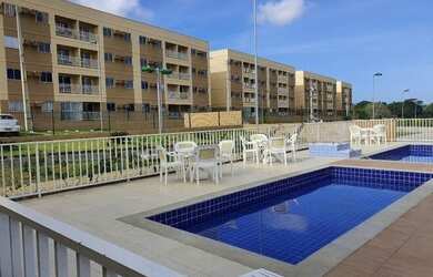 Imagem: O apartamento possui 2 Dormitórios, 1 Banheiro, 1 Vaga na garagem