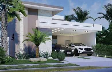 Imagem: A casa em condomínio possui 3 Dormitórios, 2 Banheiros, 4