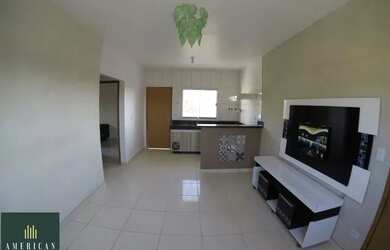 Imagem: O apartamento possui 2 Dormitórios, 1 Banheiro, 1 Vaga na garagem