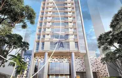 Imagem: O apartamento possui 1 Dormitório, 1 Banheiro, 1 Vaga na garagem