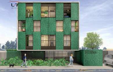 Imagem: O studio possui 1 Dormitório, 1 Banheiro, 30m² de Área e