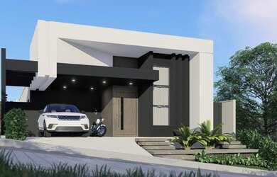 Imagem: A casa em condomínio possui 3 Dormitórios, 4 Banheiros, 4