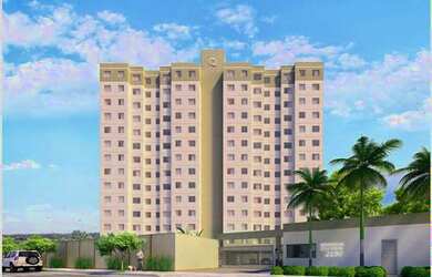 Imagem: O apartamento possui 2 Dormitórios, 1 Banheiro, 1 Vaga na garagem