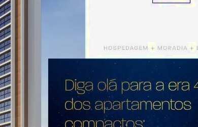Imagem: O apartamento possui 1 Dormitório, 1 Banheiro, 1 Vaga na garagem