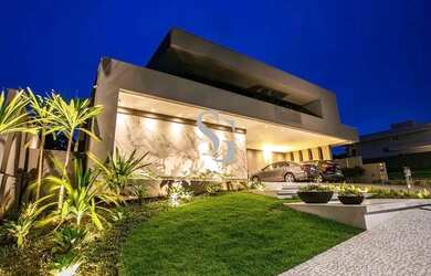 Imagem: A casa em condomínio possui 4 Dormitórios, 5 Banheiros, 5