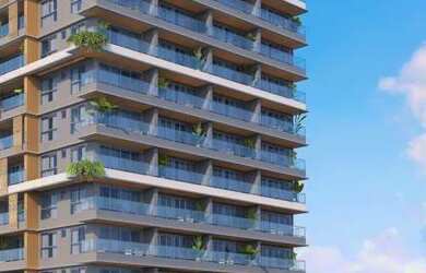 Imagem: O apartamento possui 1 Dormitório, 1 Banheiro, 1 Vaga na garagem