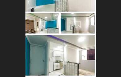 Imagem: O apartamento possui 2 Dormitórios, 1 Banheiro, 1 Vaga na garagem