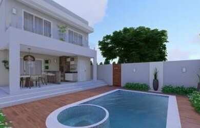 Imagem: A casa em condomínio possui 3 Dormitórios, 4 Banheiros, 4