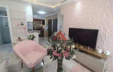 Imagem: O apartamento possui 2 Dormitórios, 1 Banheiro, 1 Vaga na garagem