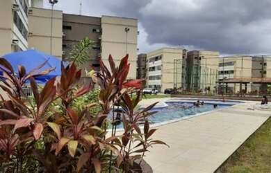 Imagem: O apartamento possui 2 Dormitórios, 1 Banheiro, 1 Vaga na garagem