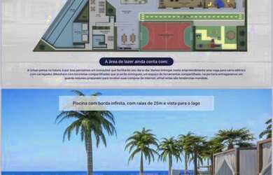 Imagem 2: Terraço Urban Orla 14. 113m² de Área, 2 Vagas na garageme3 Dormitórios