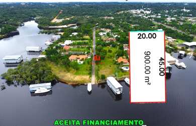 Imagem: O terreno possui 900m² de Área e está localizado em Ponta