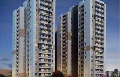 Imagem: O apartamento possui 2 Dormitórios, 1 Banheiro, 1 Vaga na garagem